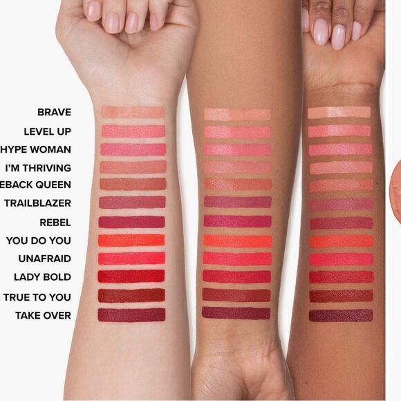 29.00 LADY BOLD TWO FACED LIPSTICK IN BRAVE NIB & NIB REBEL - Picture 4 of 9